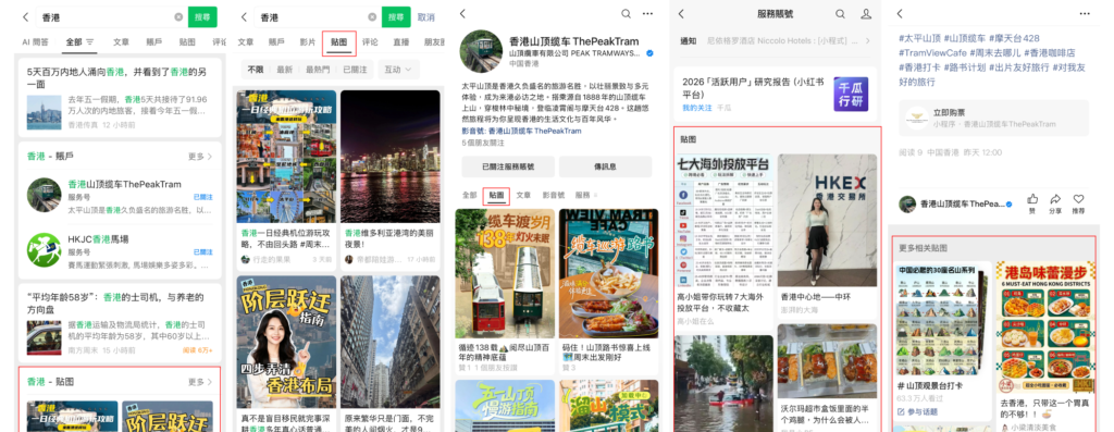 Entry Points for WeChat Feeds